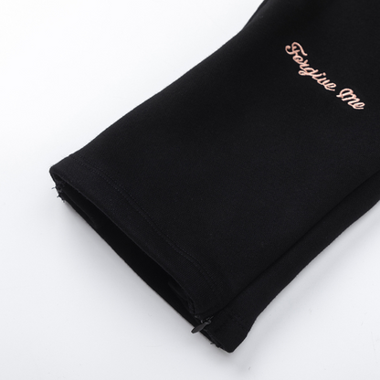 Survêtement Syna noir et rose