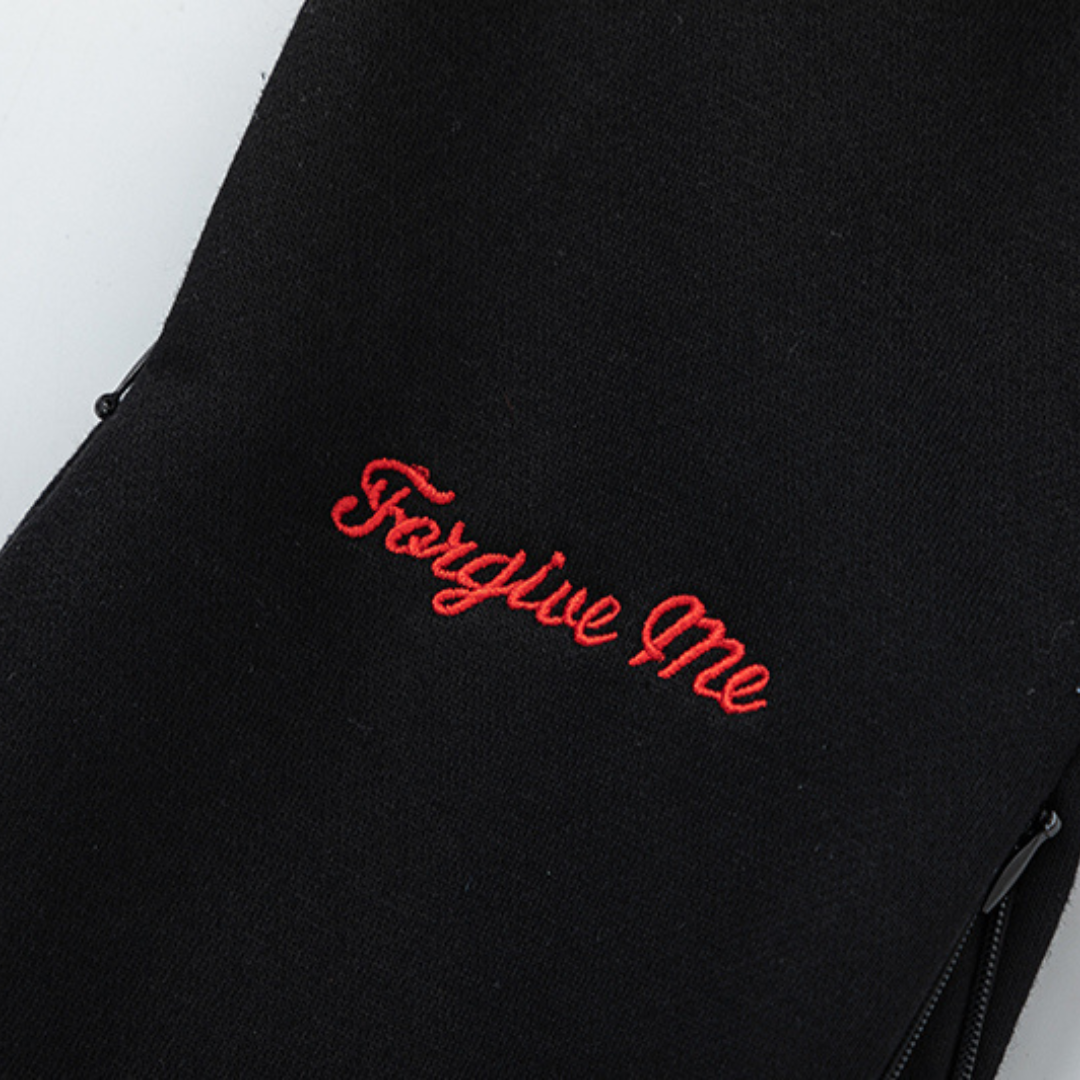 Survêtement Syna noir et rouge