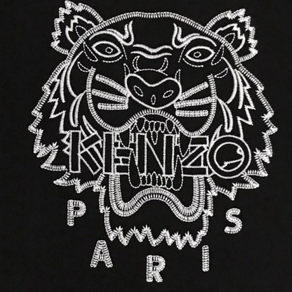 Sweat à capuche monogramme tigre