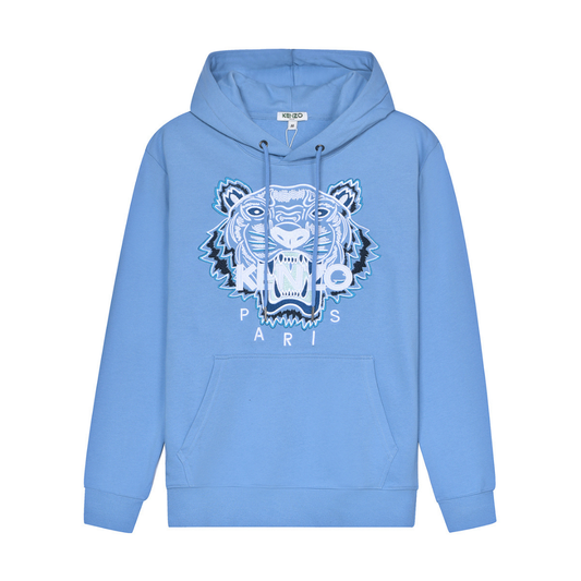 Sweat à capuche Tiger Monogram Sky