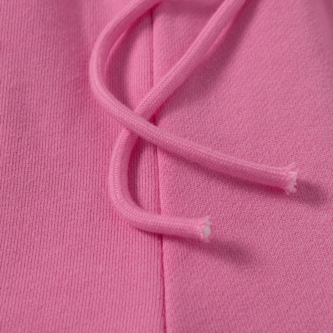 Ensemble en denim rose vif