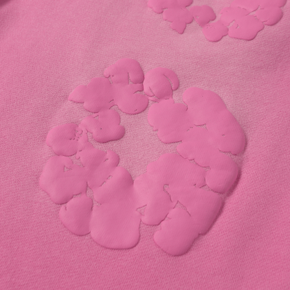 Ensemble en denim rose vif