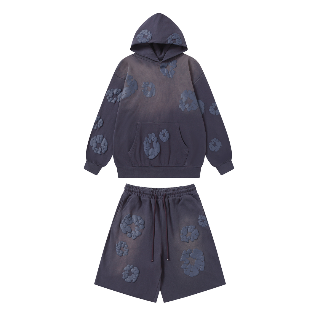 Ensemble en denim violet