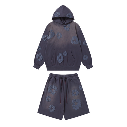 Ensemble en denim violet