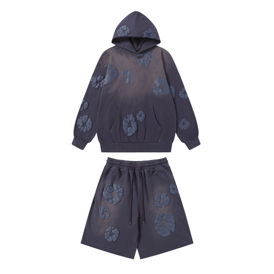 Ensemble en denim violet