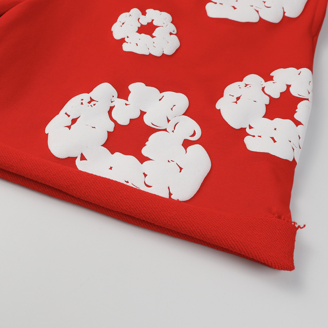 Ensemble short en denim rouge TRS