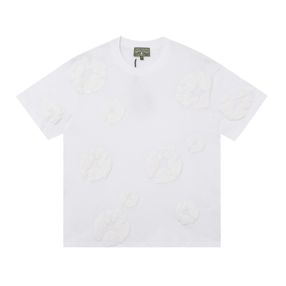 Ensemble short en denim TRS Triple blanc