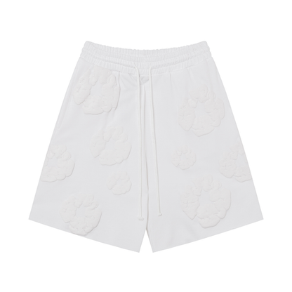 Ensemble short en denim TRS Triple blanc