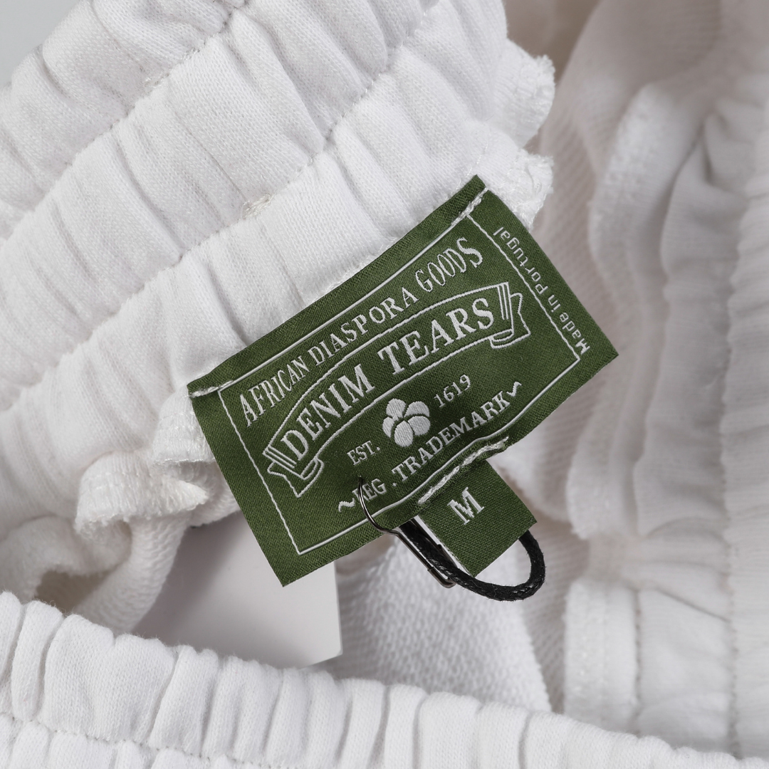 Ensemble short en denim TRS Triple blanc