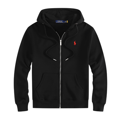 Survêtement Polo noir et rouge