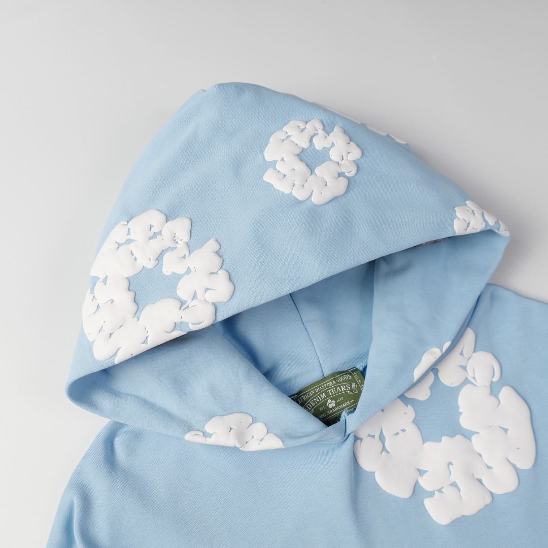 Survêtement en denim bleu clair