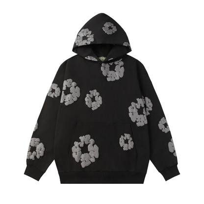 Survêtement en denim noir et gris