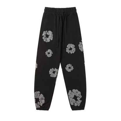 Survêtement en denim noir et gris