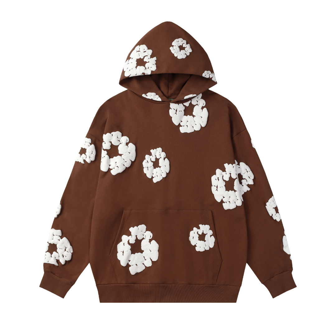 Survêtement en denim marron