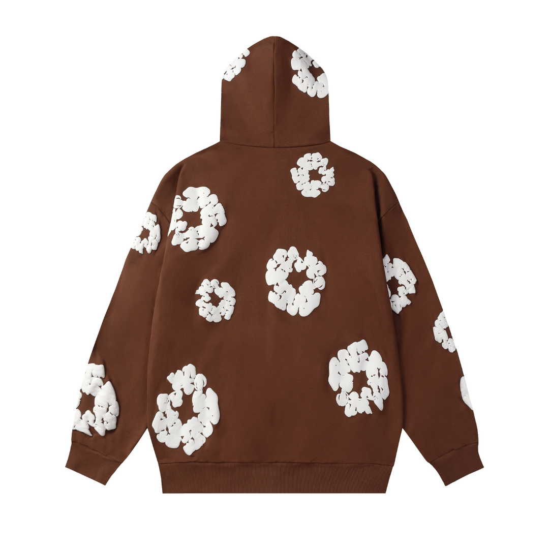 Survêtement en denim marron