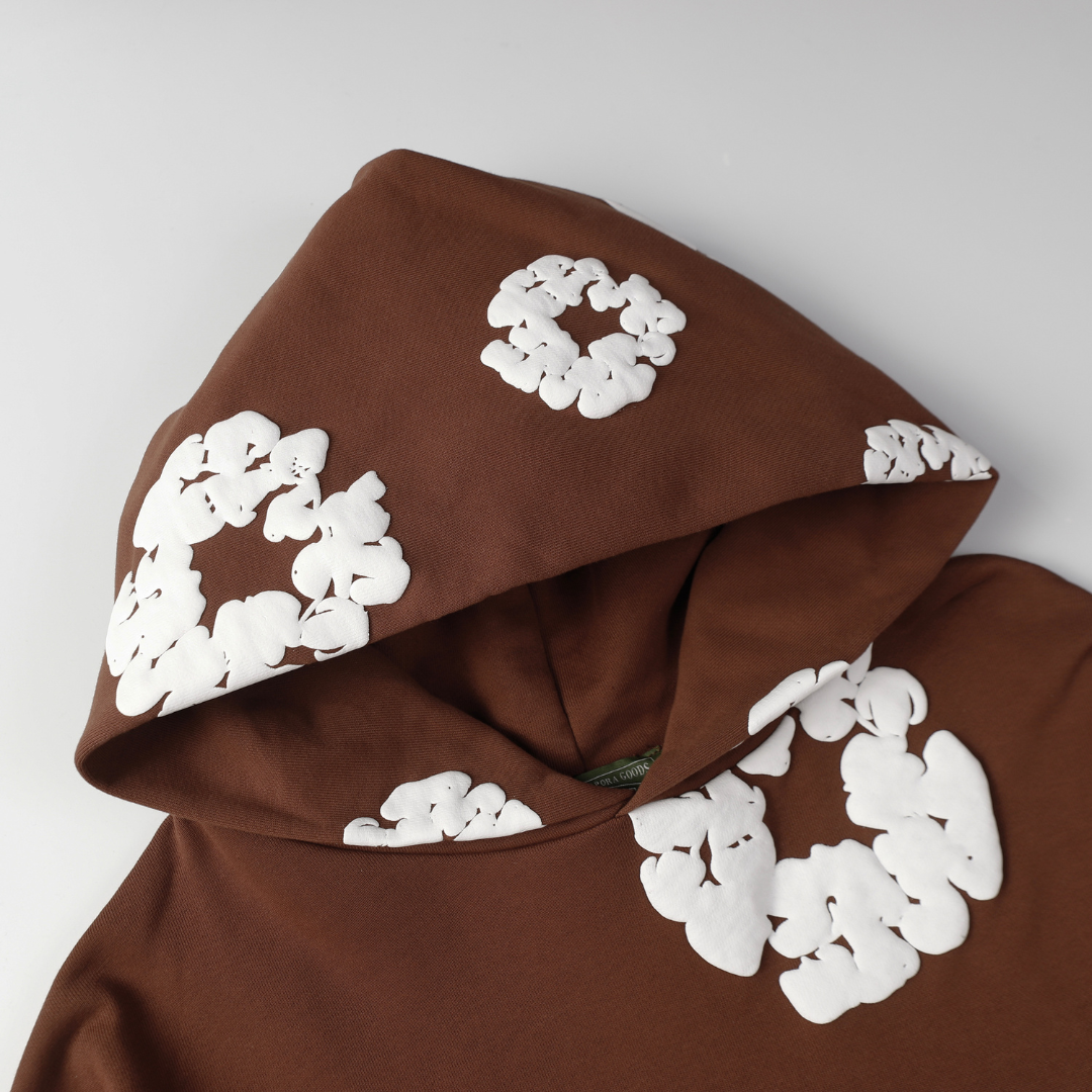 Survêtement en denim marron