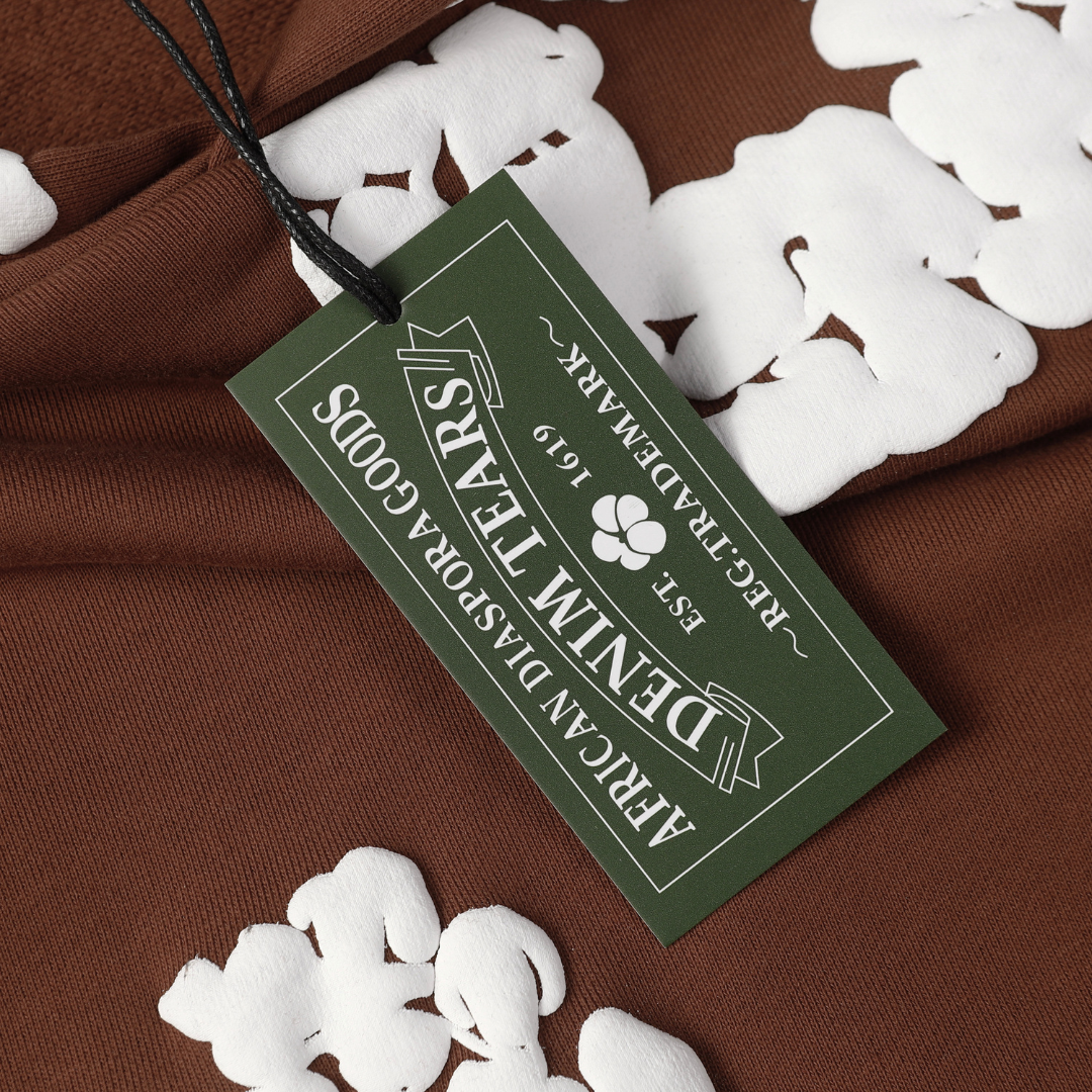 Survêtement en denim marron