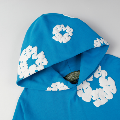 Survêtement en denim bleu éclatant