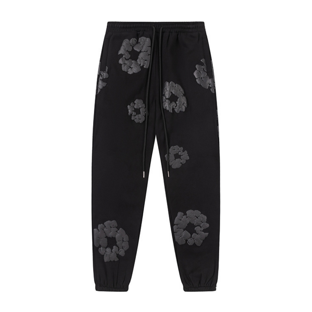 Ensemble de survêtement en denim noir