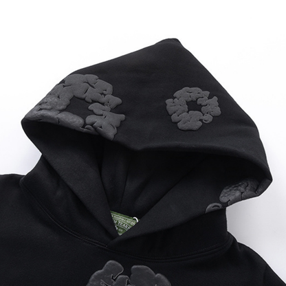 Ensemble de survêtement en denim noir