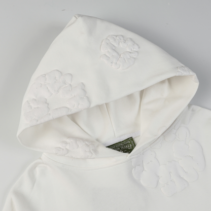 Ensemble de survêtement en denim blanc