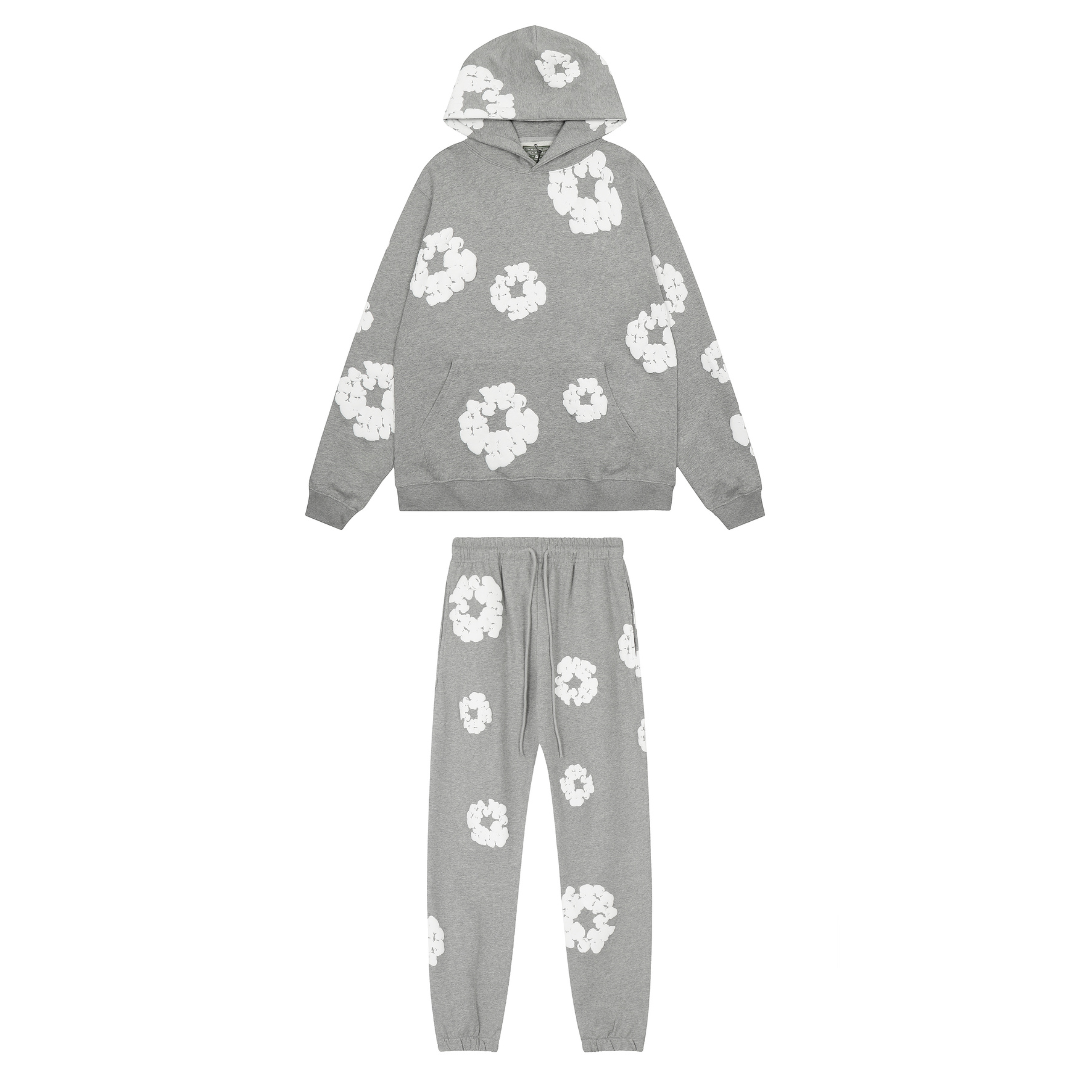 Survêtement en denim gris