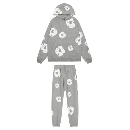 Survêtement en denim gris