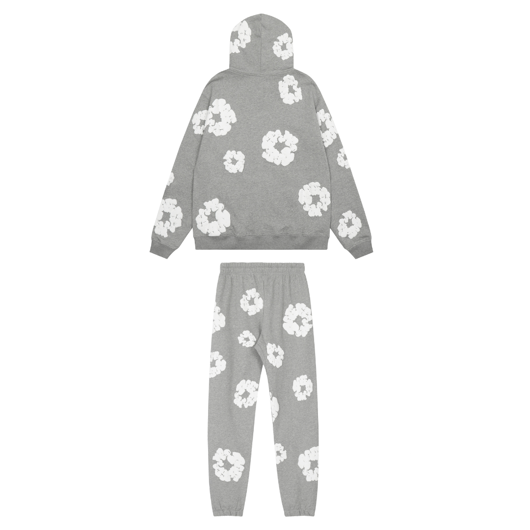 Survêtement en denim gris