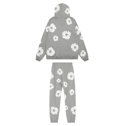 Survêtement en denim gris