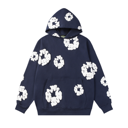 Survêtement en denim bleu marine