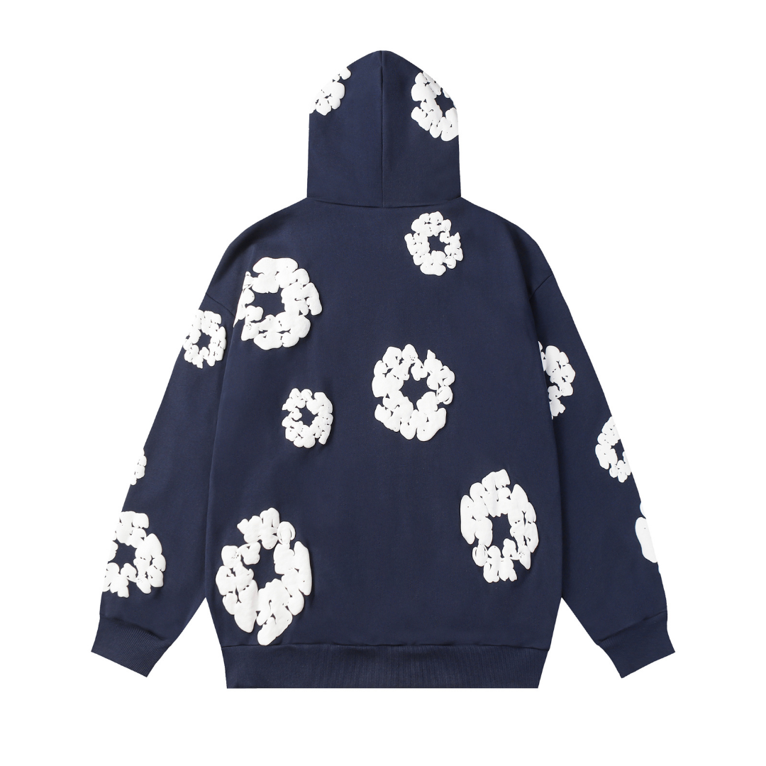 Survêtement en denim bleu marine