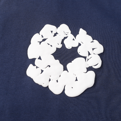 Survêtement en denim bleu marine