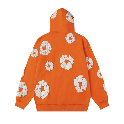 Survêtement en denim orange