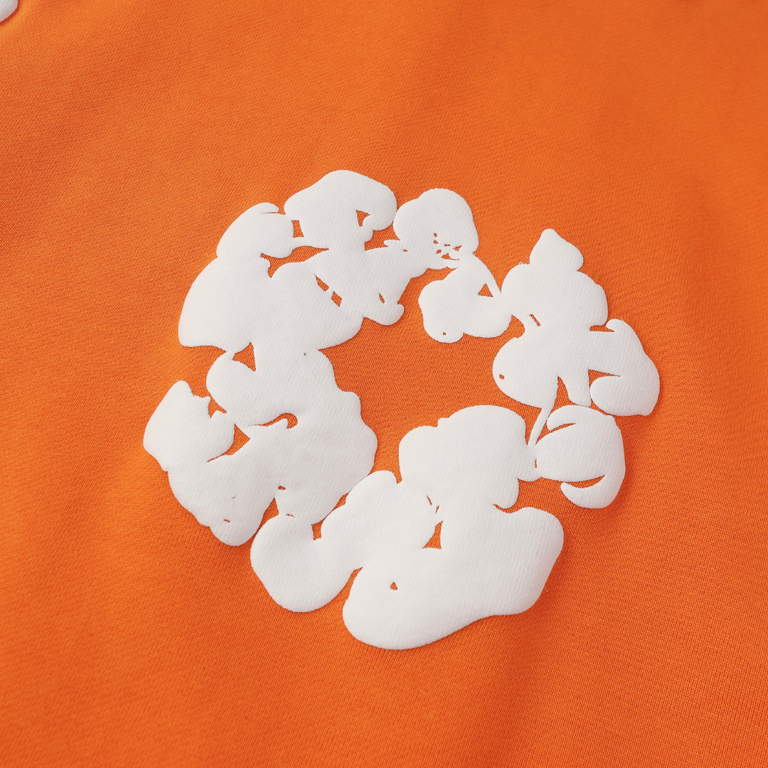 Survêtement en denim orange