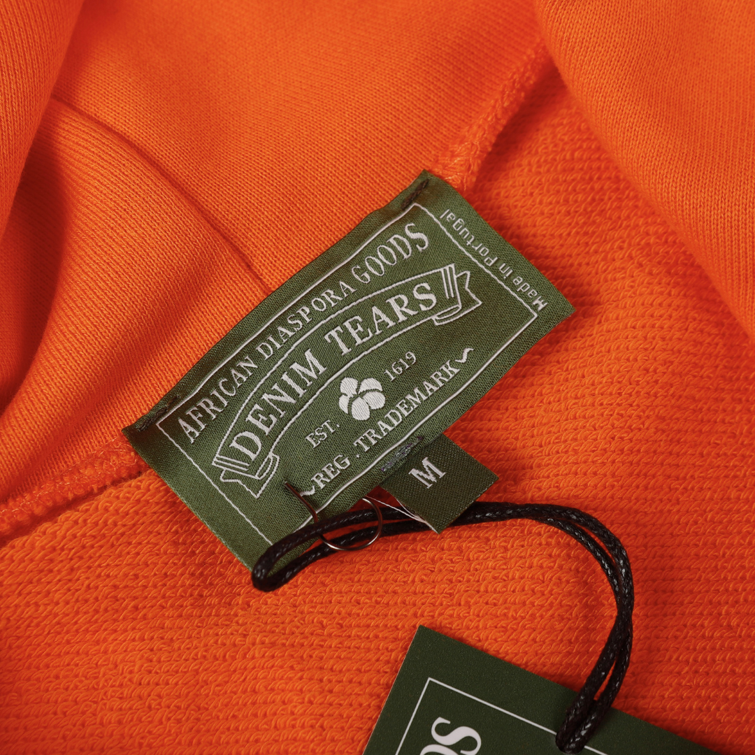 Survêtement en denim orange