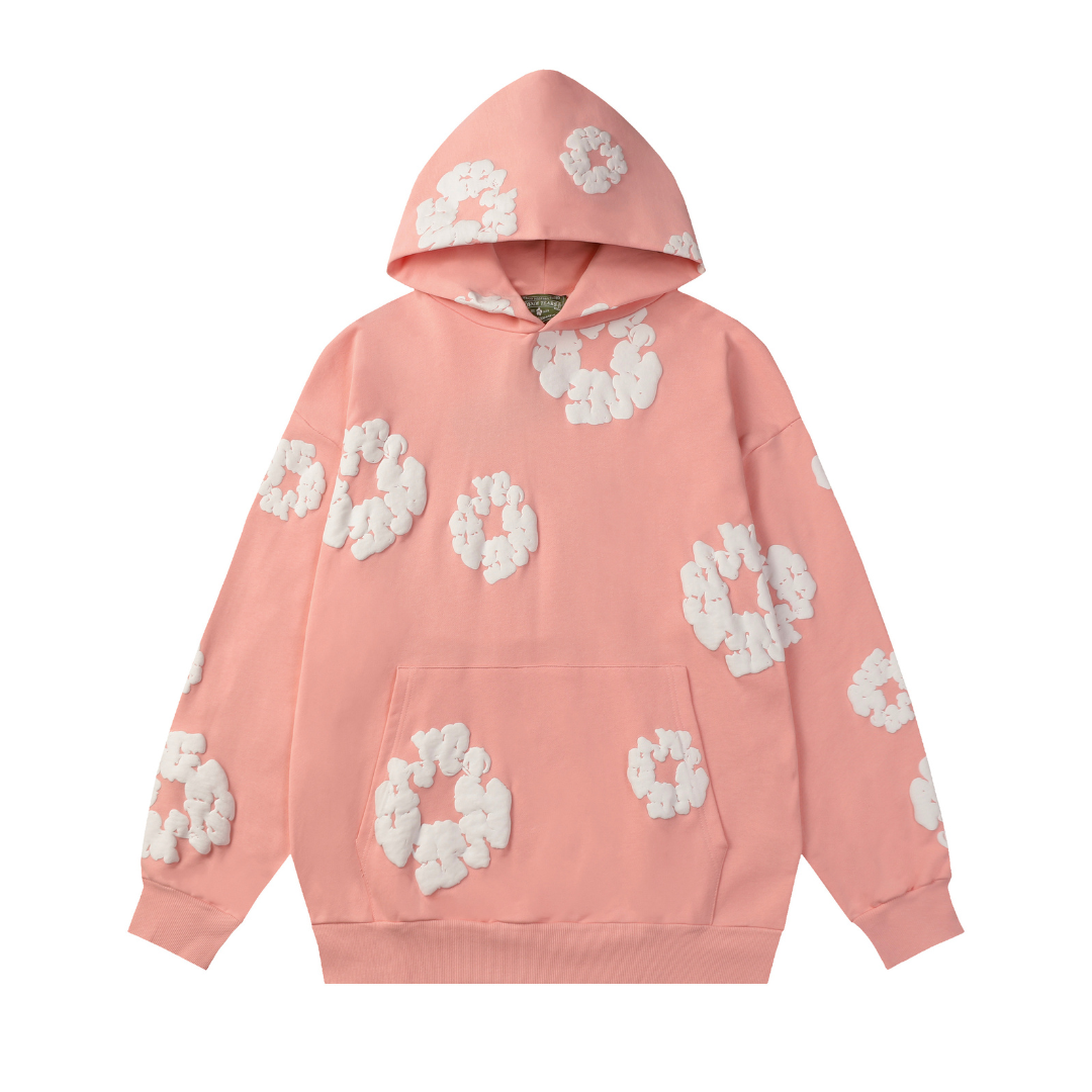 Ensemble de survêtement en denim rose