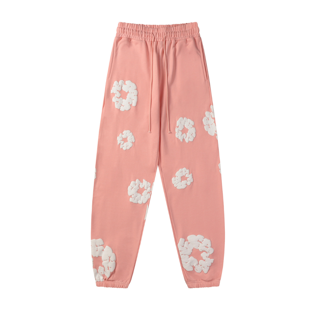 Ensemble de survêtement en denim rose