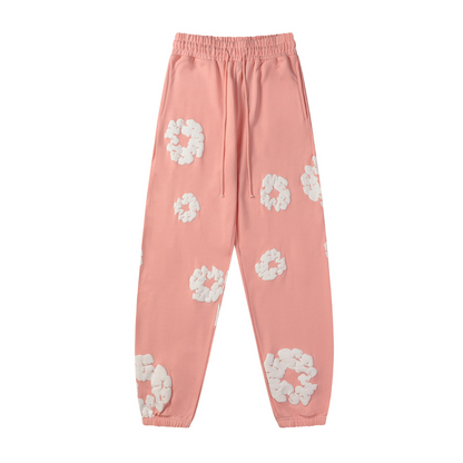 Ensemble de survêtement en denim rose