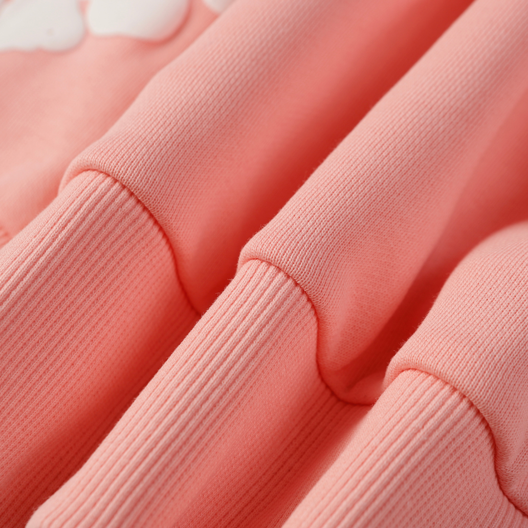 Ensemble de survêtement en denim rose