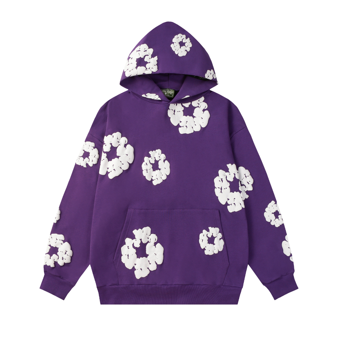 Ensemble de survêtement en denim violet