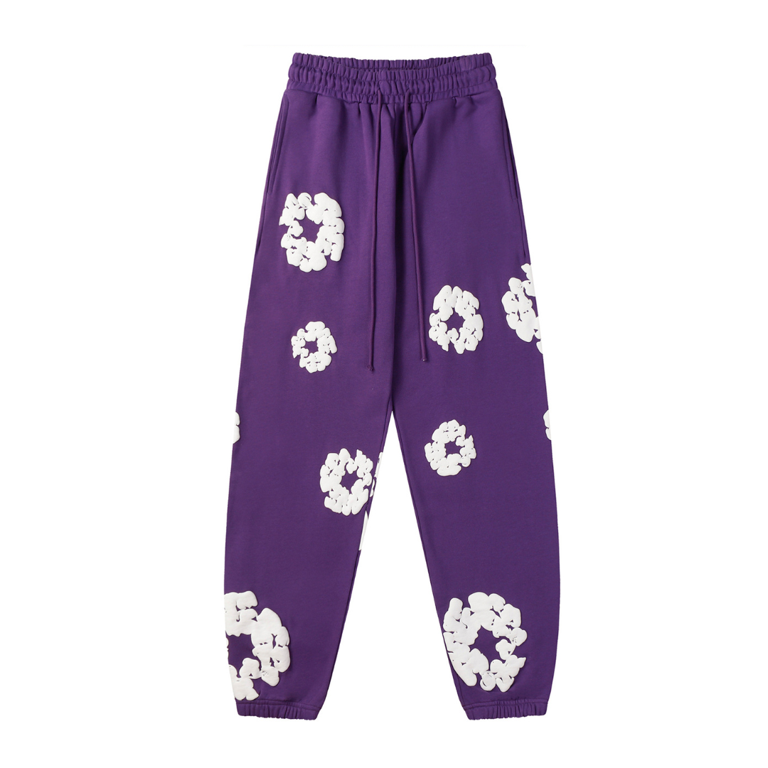 Ensemble de survêtement en denim violet