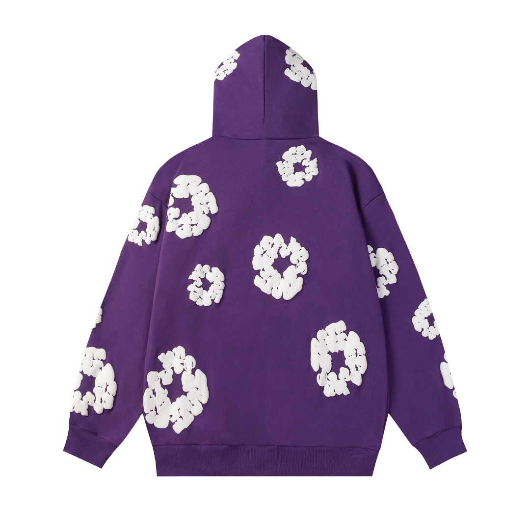 Ensemble de survêtement en denim violet