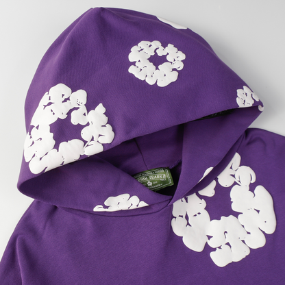 Ensemble de survêtement en denim violet