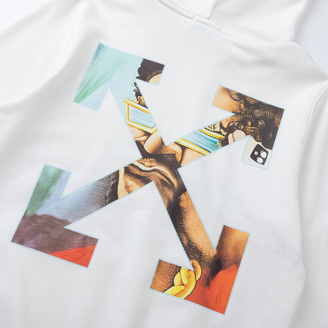 Sweat à capuche Off-W Monogram