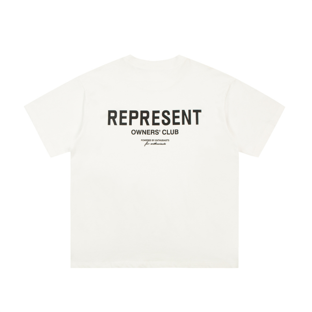 T-shirt monogramme Représente