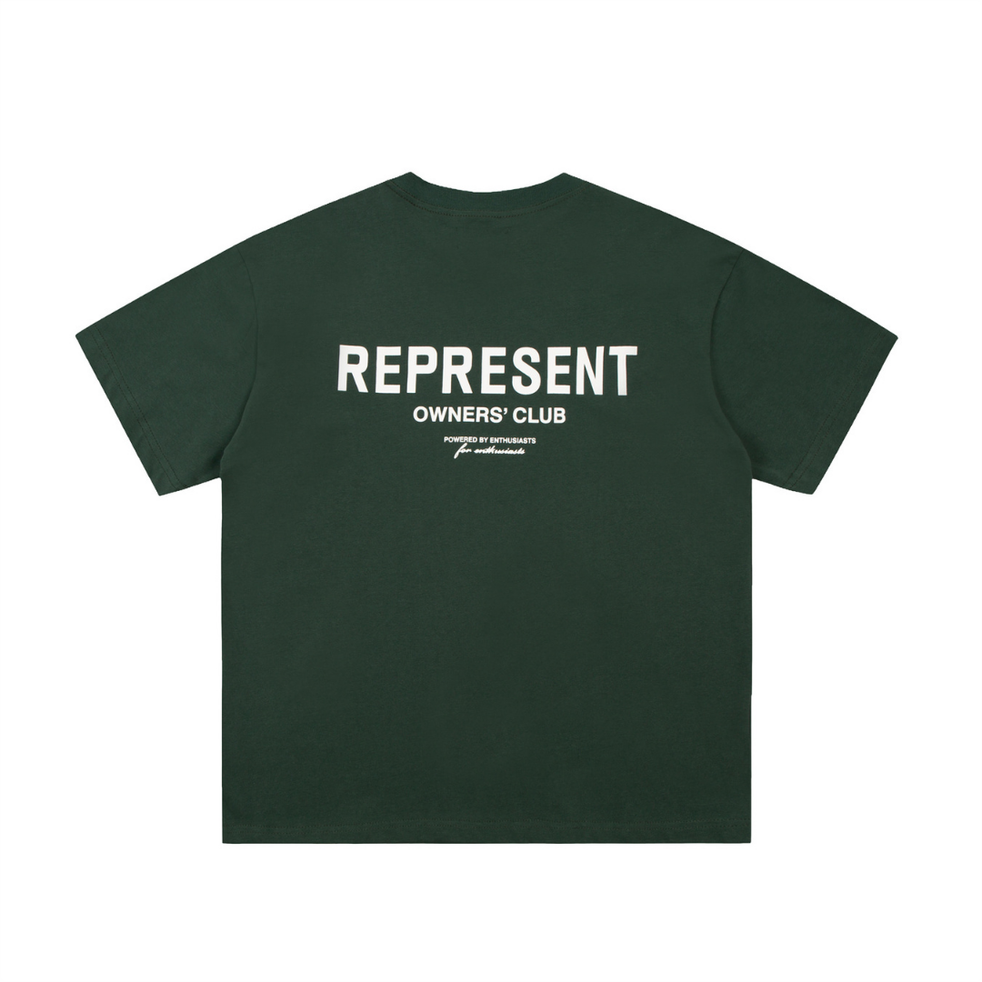 T-shirt monogramme Représente