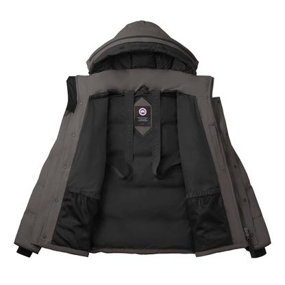 Parka Goose Wyndham Grey Black Label 