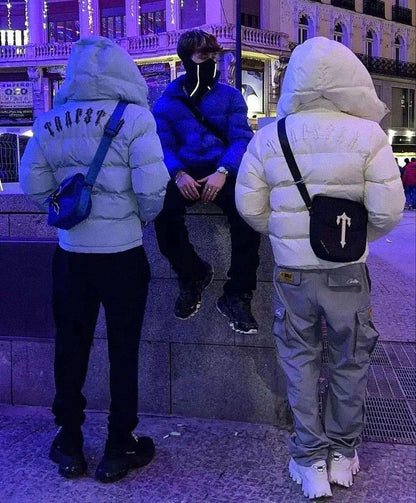 Doudoune bleu ciel à capuche amovible Irongate