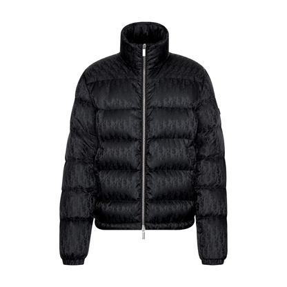 Veste noire monogrammée