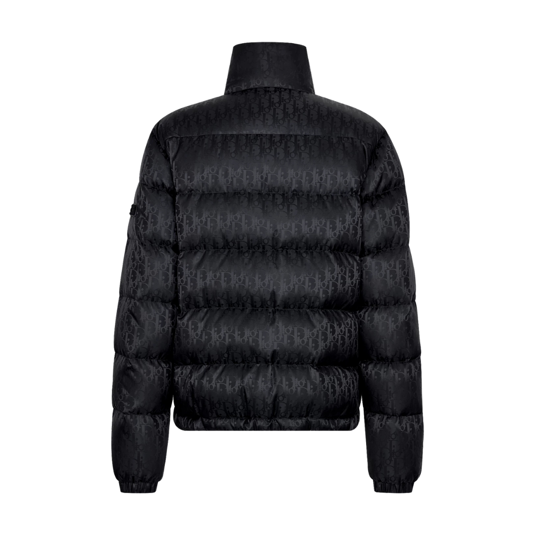 Veste noire monogrammée